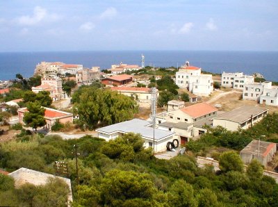 Pianosa, panoramica del paese