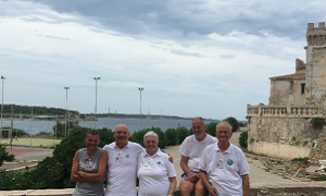 I membri dell'Associazione: (da sinistra) Pier Francesco Pacini, Valter Tanghetti, Maria Paola Grassi, Mauro Mazzei Braschi e Pietro Campanella
