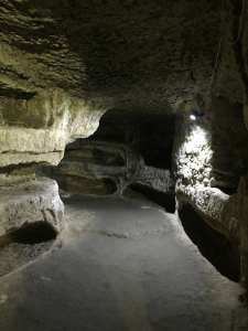 Particolare delle sepolture, risalenti al III secolo d.C.
