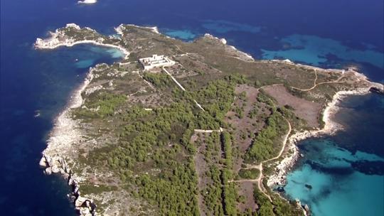 veduta della parte nord dell'isola