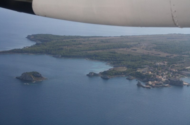 una veduta aerea di Pianosa