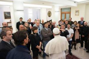 Papa Francesco incontra i detenuti di Pisa e Pianosa a Santa Marta